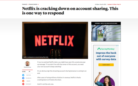 Netflix is cracking down on account sharing. This is one way to respond – The New Daily