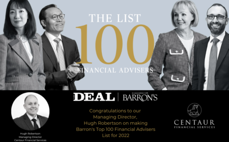 Hugh Robertson makes Barron’s Top 100 Adviser List 2022